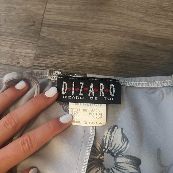 Women's Grey and Blue Dress - Picture 2 of 3